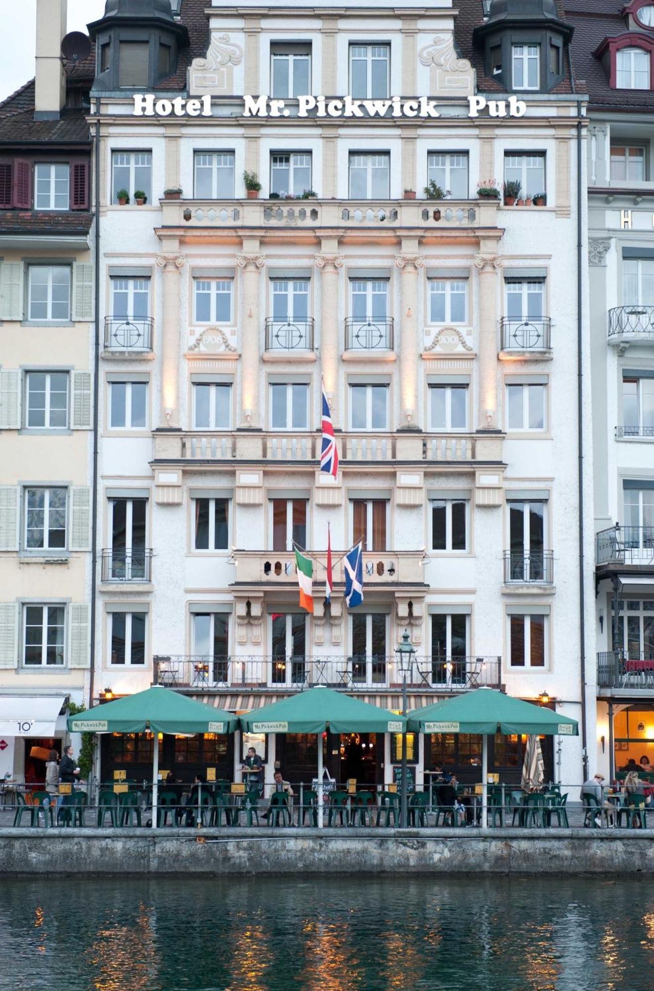 Hotel Pickwick And Pub "The Room With A View" Lucerne Exterior photo