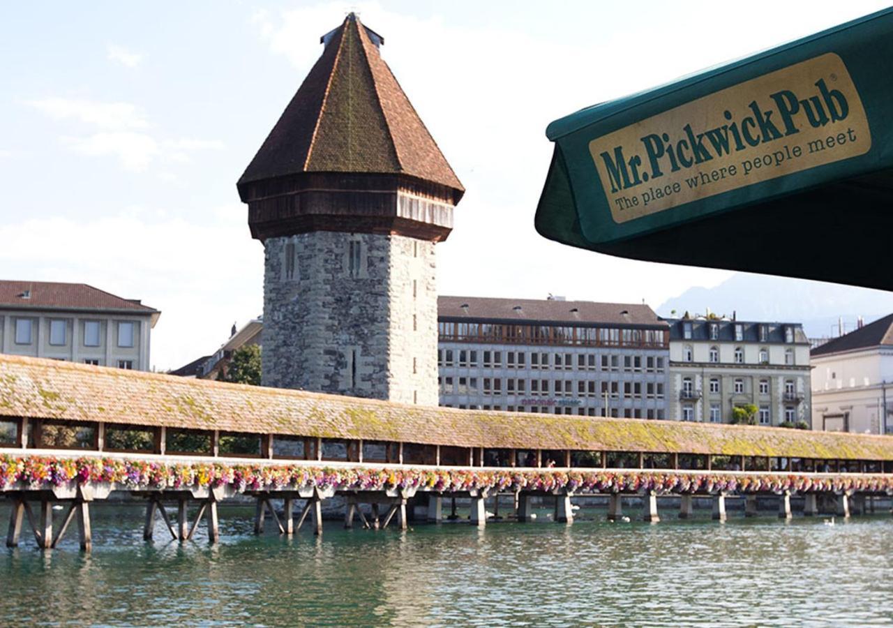 Hotel Pickwick And Pub "The Room With A View" Lucerne Exterior photo